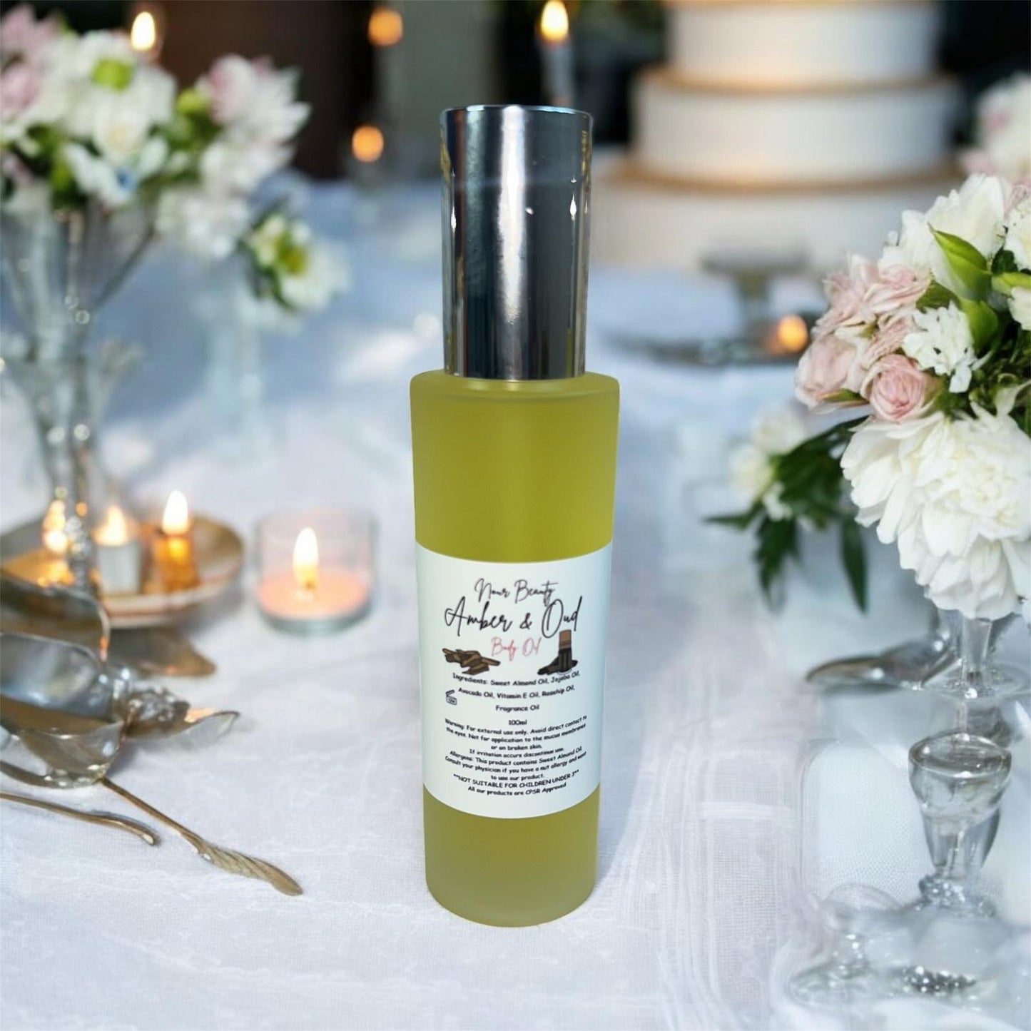 Amber & Oud Fragrance Body Oil