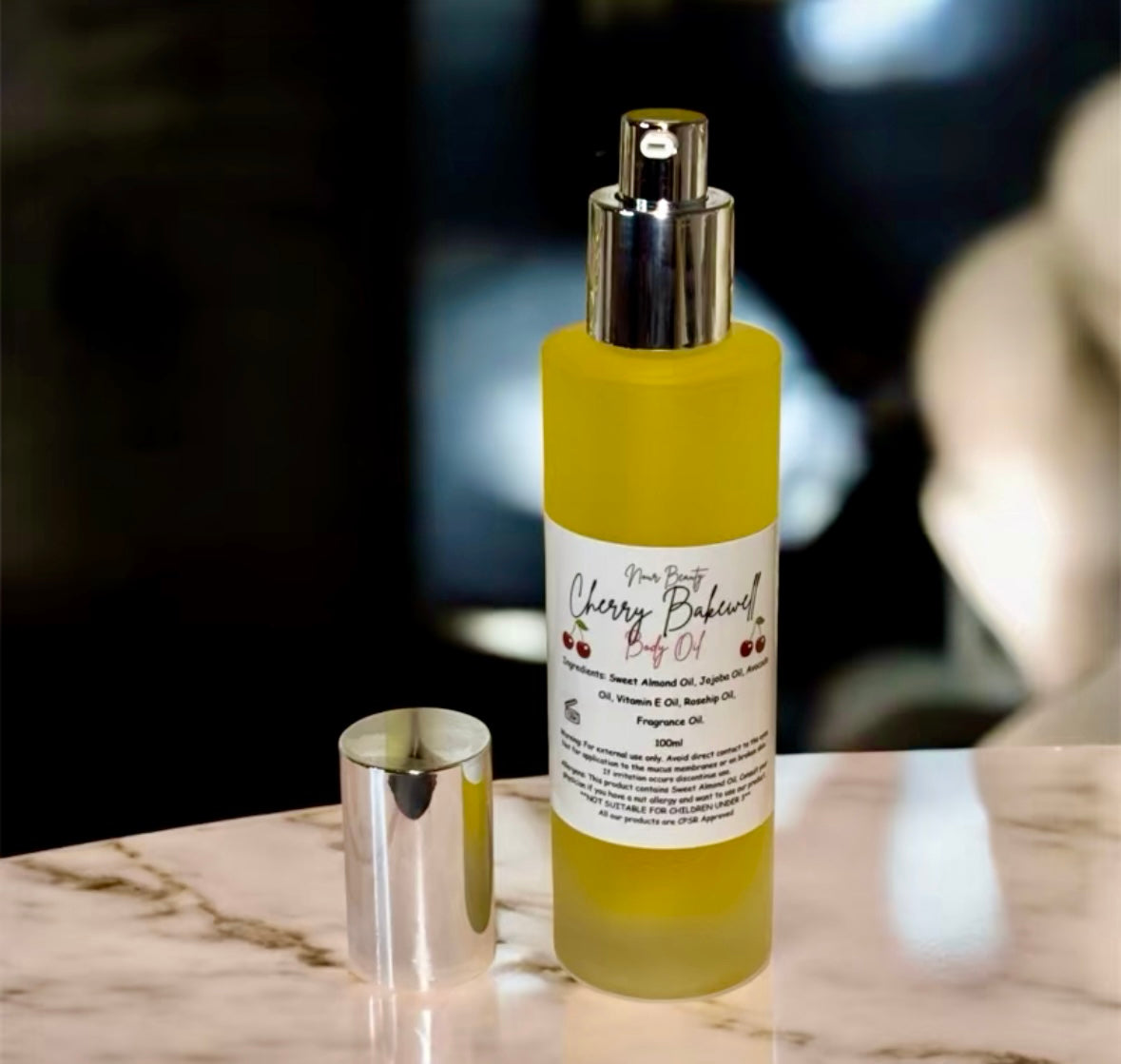 Cherry Bakewell Body Oil 100ml