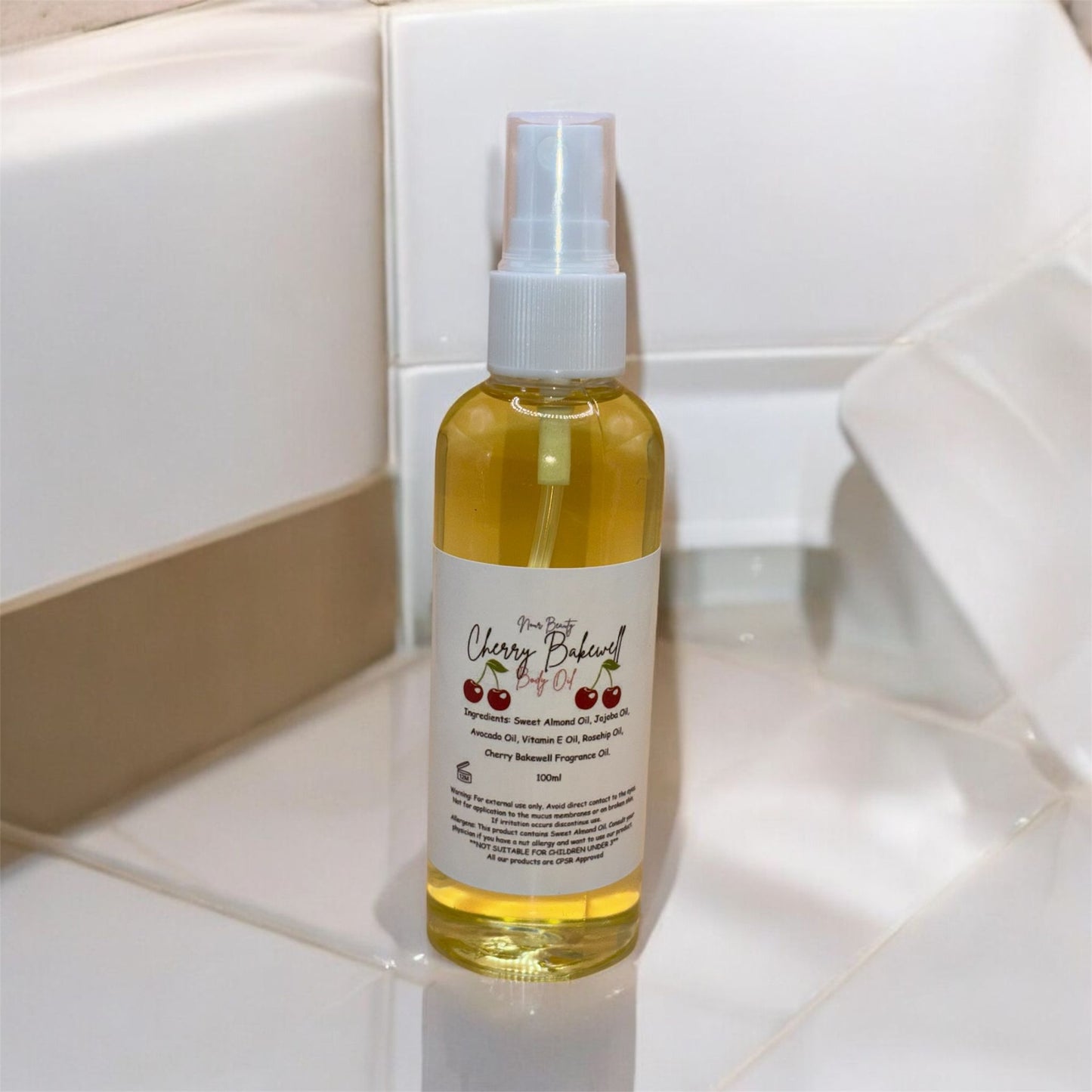 Cherry Bakewell Body Oil 100ml