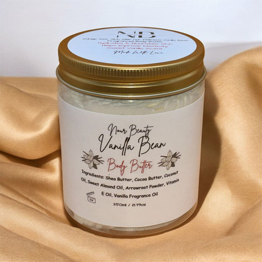 Vanilla Bean Whipped Body Butter 250ml Jar