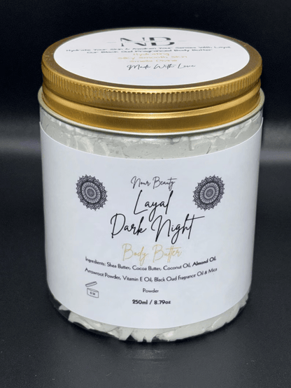 Layal Black Oud Body Butter 250ml Jar