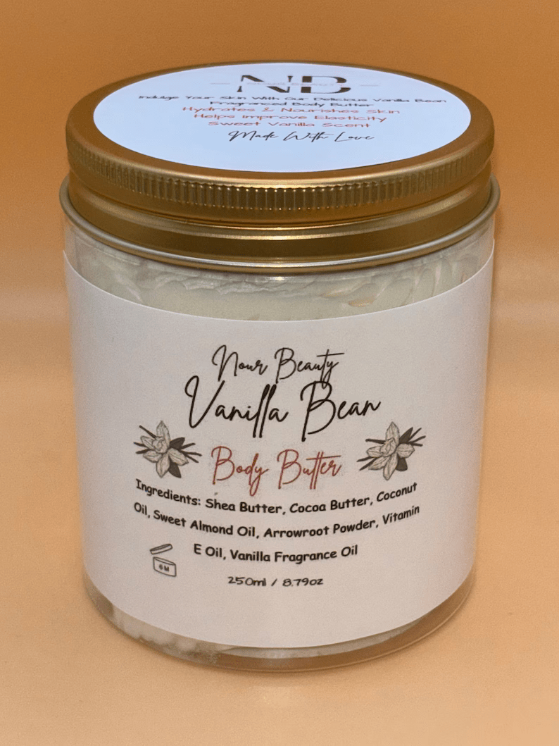 Vanilla Bean Whipped Body Butter 250ml Jar