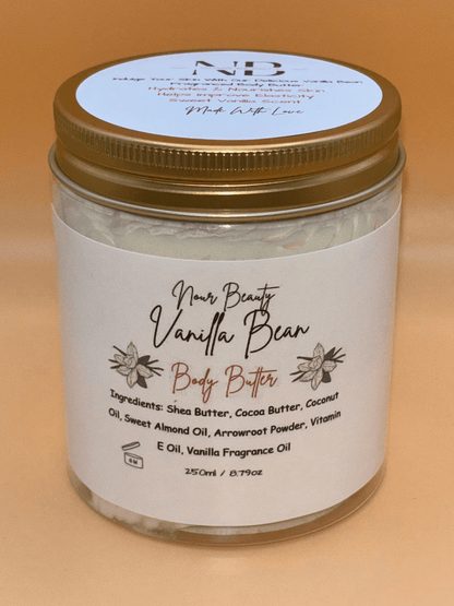 Vanilla Bean Whipped Body Butter 250ml Jar