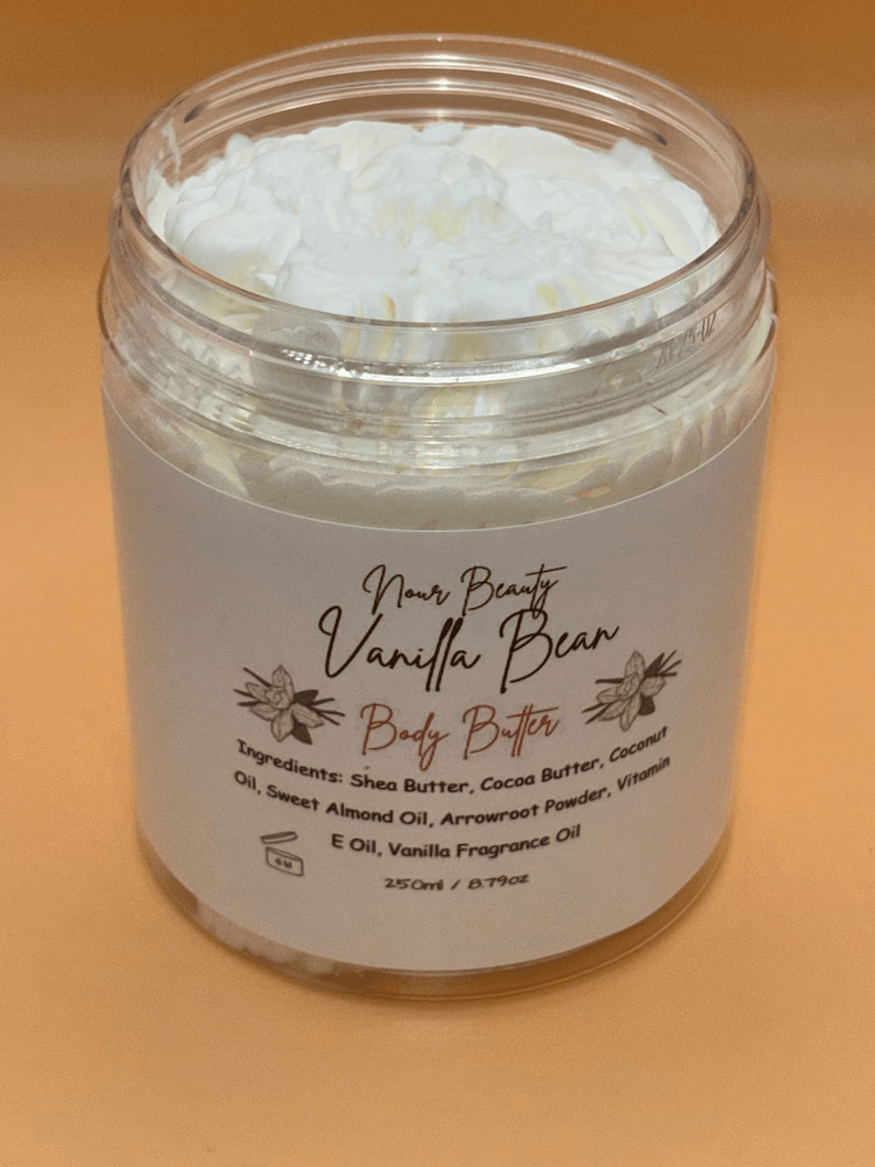 Vanilla Bean Whipped Body Butter 250ml Jar