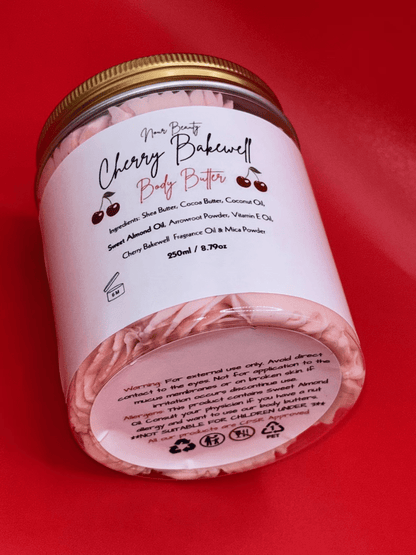 Cherry Bakewell Body Butter 250ml Jar