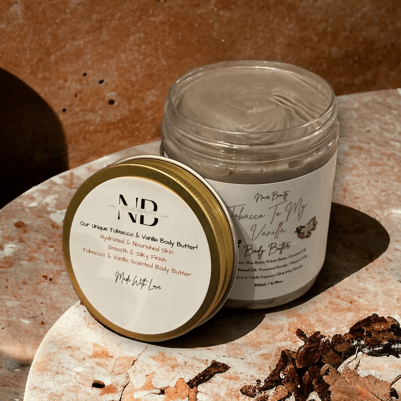 Tobacco To My Vanilla Bodybutter 250ml Jar