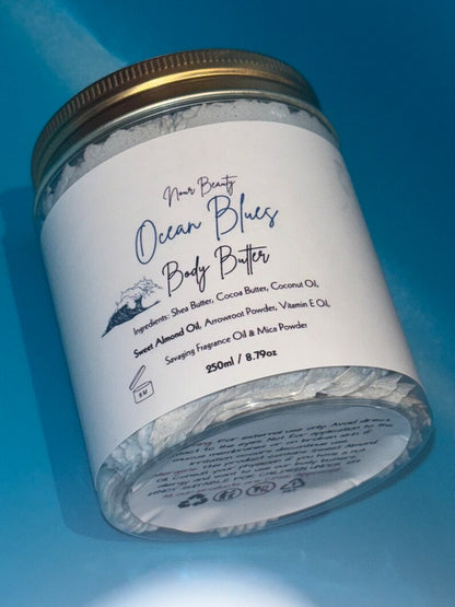 Ocean Blues Body Butter 250ml Jar (Savage Fragrance)