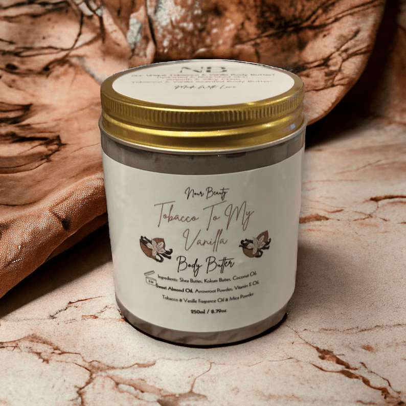 Tobacco To My Vanilla Bodybutter 250ml Jar